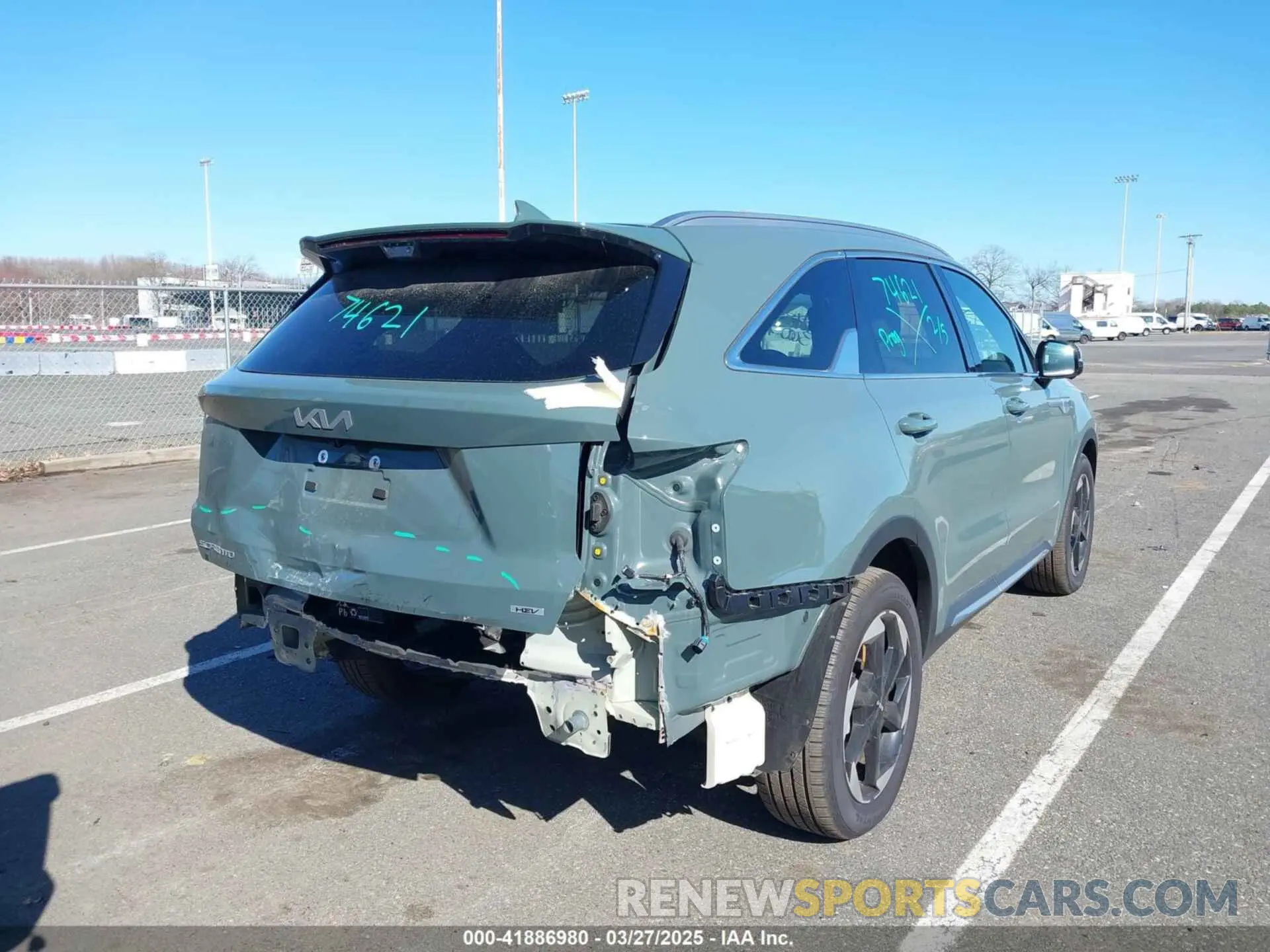 6 fotografías del automóvil dañado KNDRKDJG3S5293662 KIA SORENTO HYBRID 2025