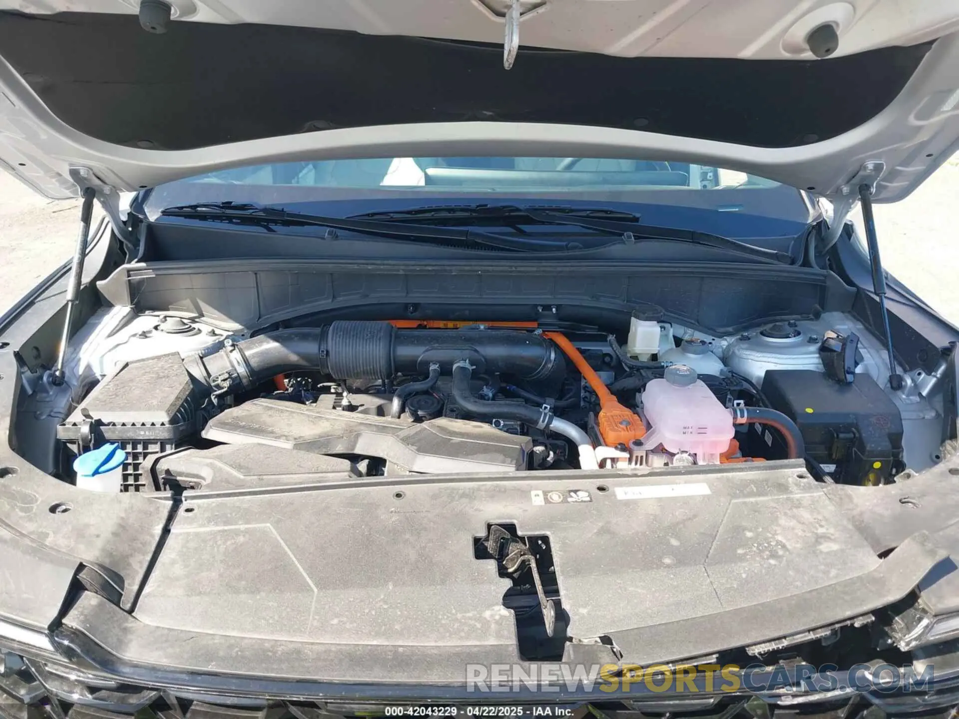 10 fotografías del automóvil dañado KNDRKDJGXS5306648 KIA SORENTO HYBRID 2025