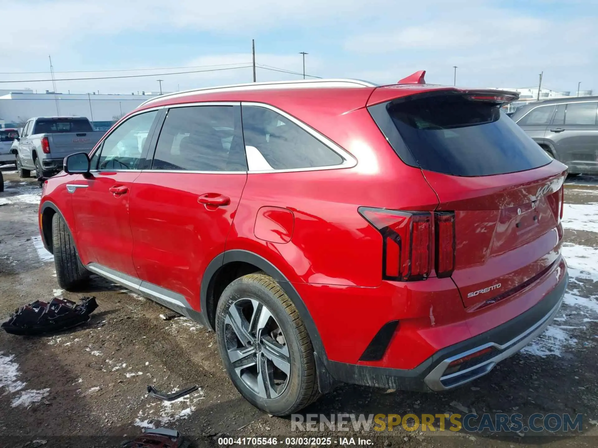 3 fotografías del automóvil dañado KNDRMDLH8P5165845 KIA SORENTO PLUG-IN HYBRID 2023