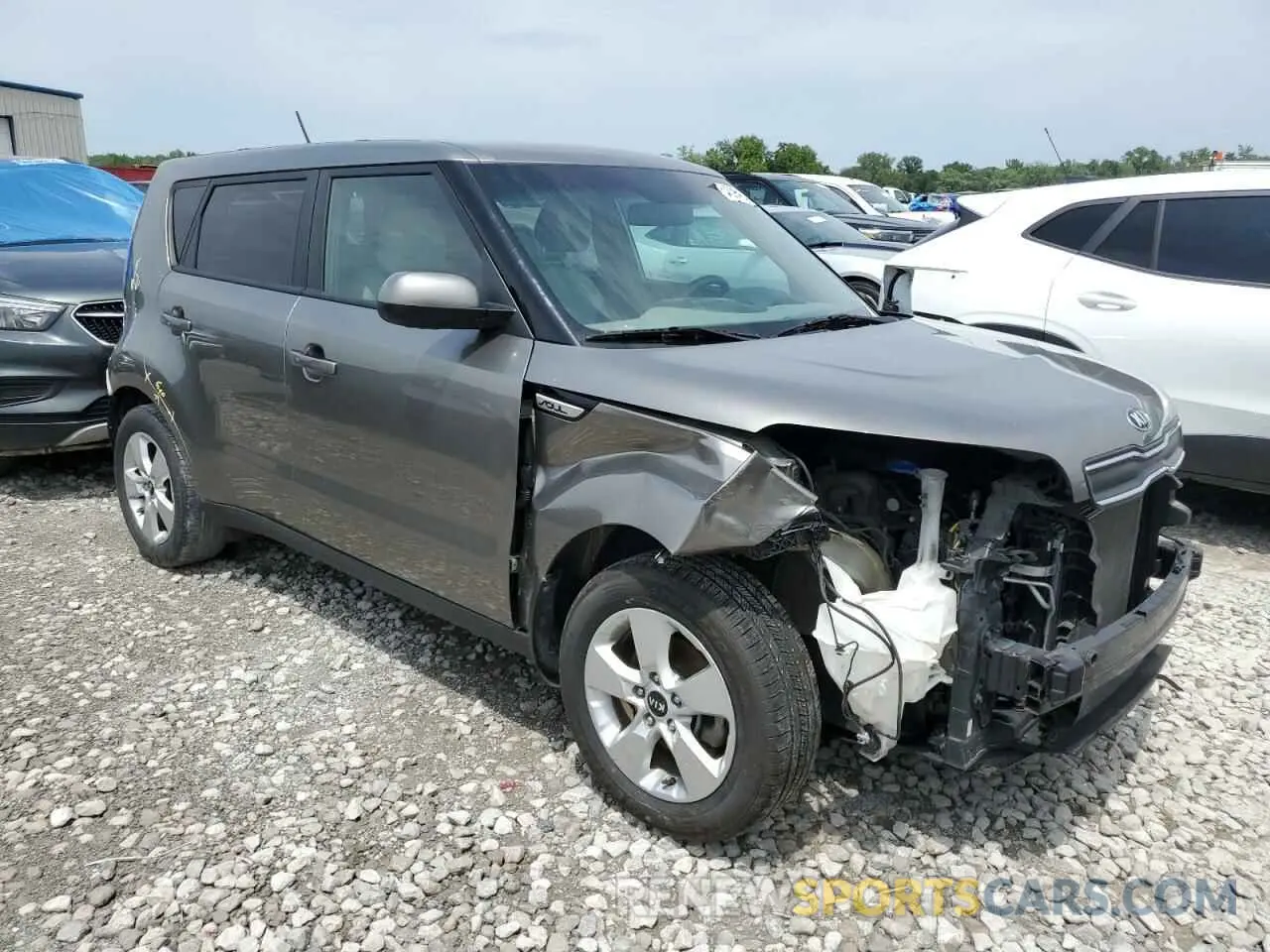 4 fotografías del automóvil dañado KNDJN2A20K7000351 KIA SOUL 2019