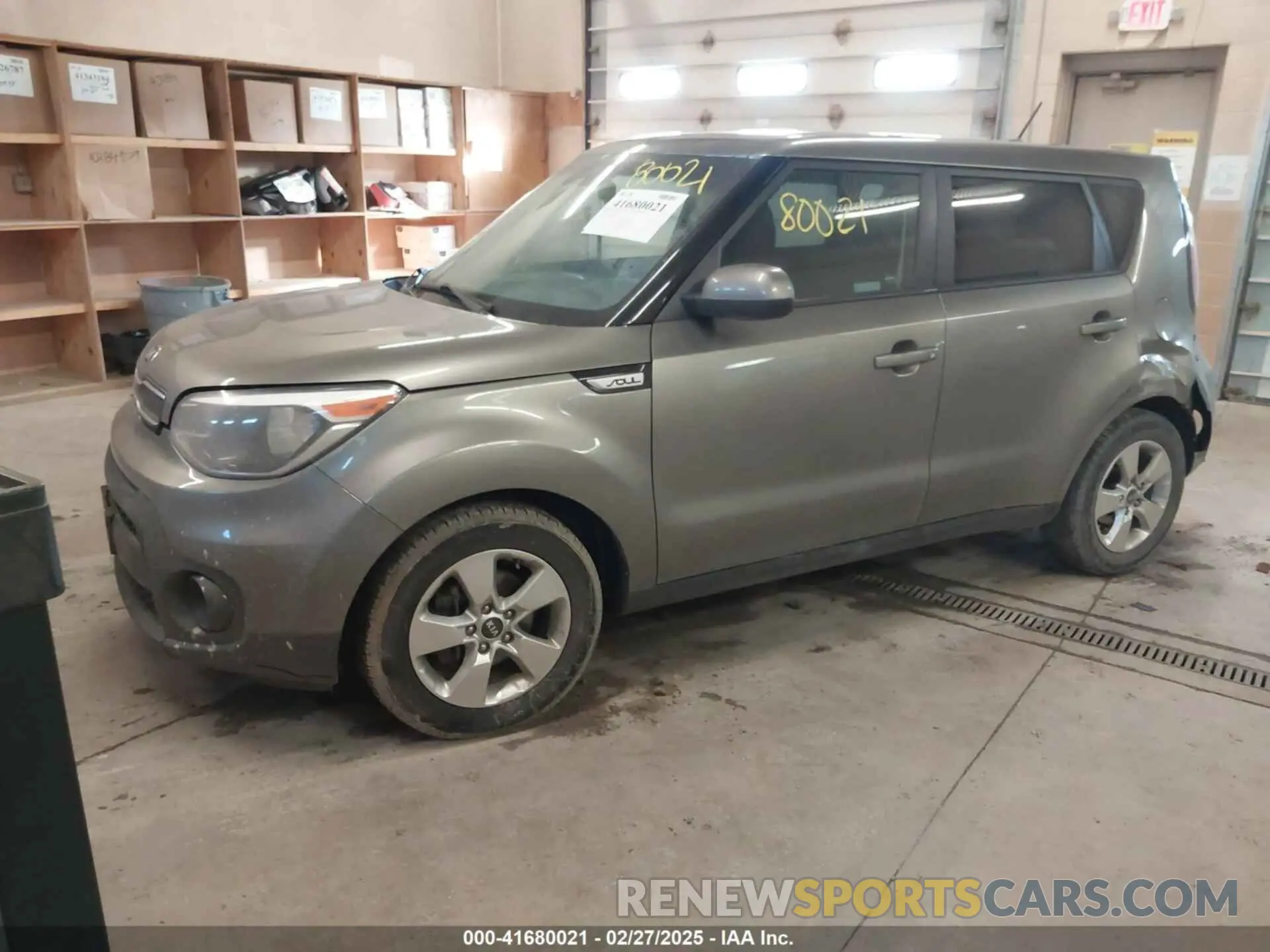 2 fotografías del automóvil dañado KNDJN2A20K7020616 KIA SOUL 2019