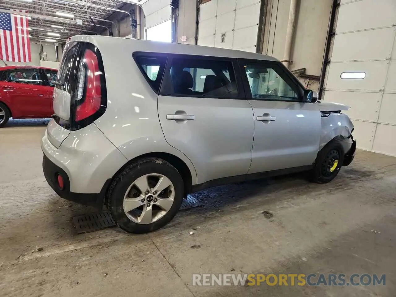 3 fotografías del automóvil dañado KNDJN2A20K7641046 KIA SOUL 2019