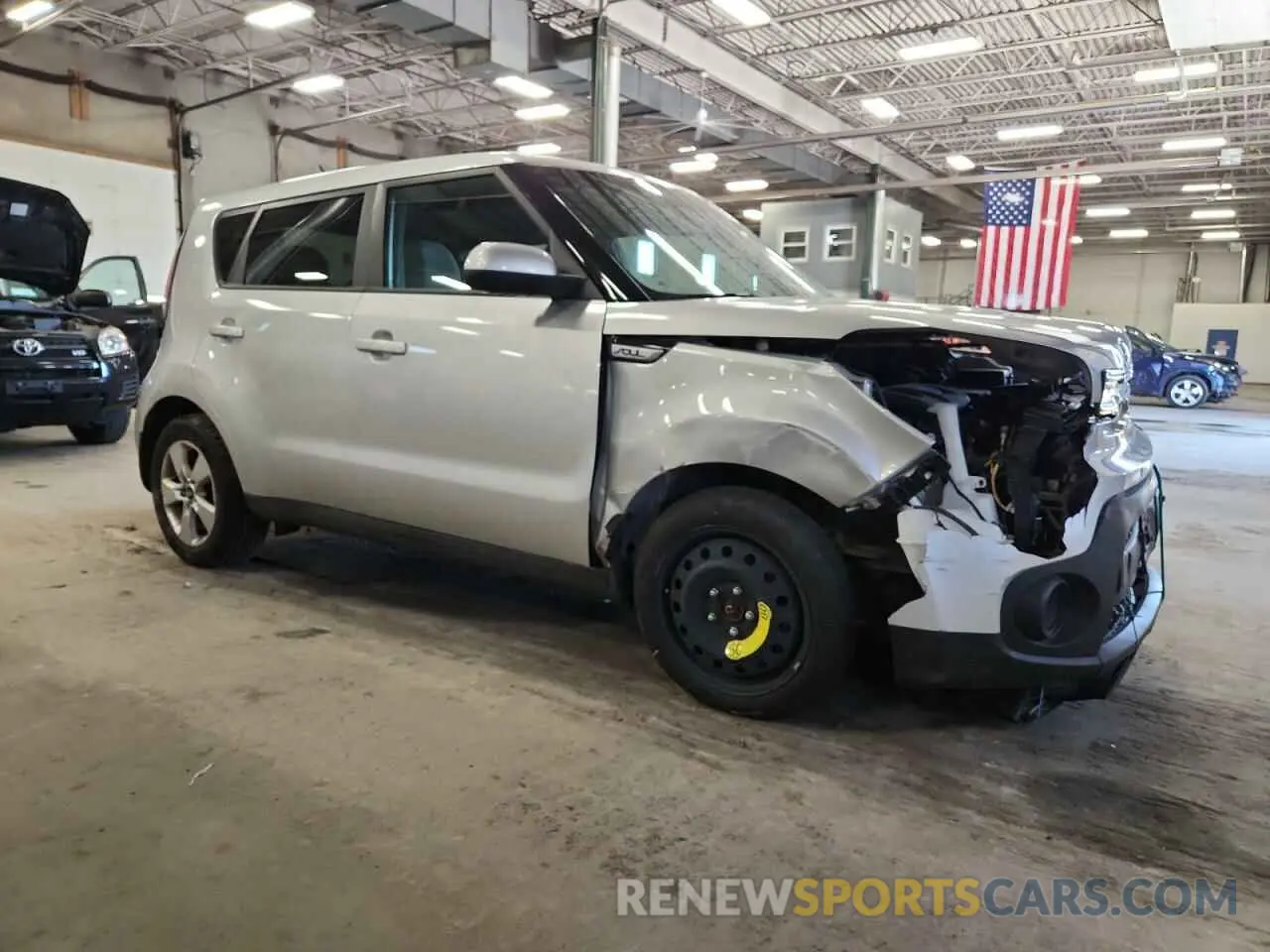 4 fotografías del automóvil dañado KNDJN2A20K7641046 KIA SOUL 2019