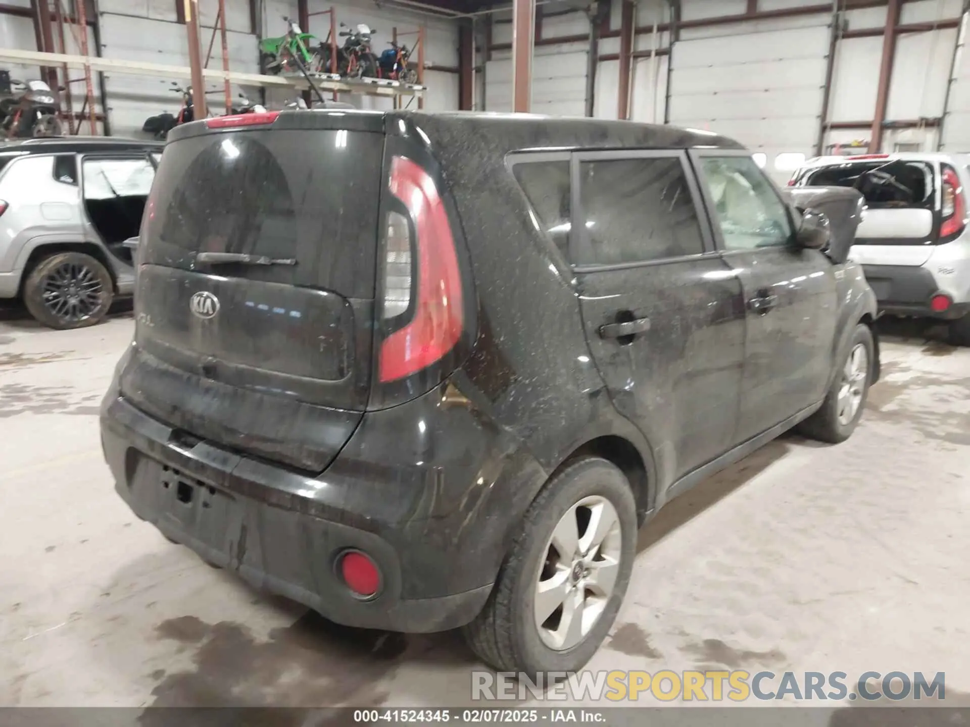 4 fotografías del automóvil dañado KNDJN2A20K7664889 KIA SOUL 2019