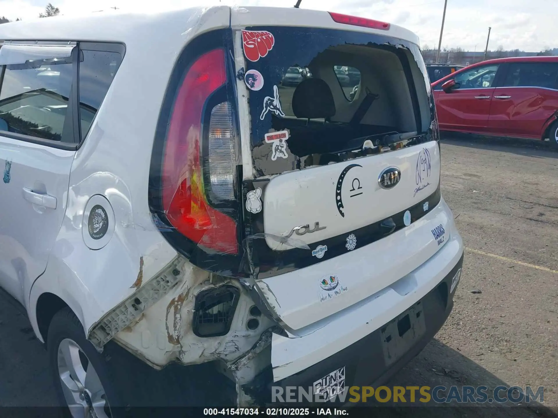 6 fotografías del automóvil dañado KNDJN2A20K7697018 KIA SOUL 2019