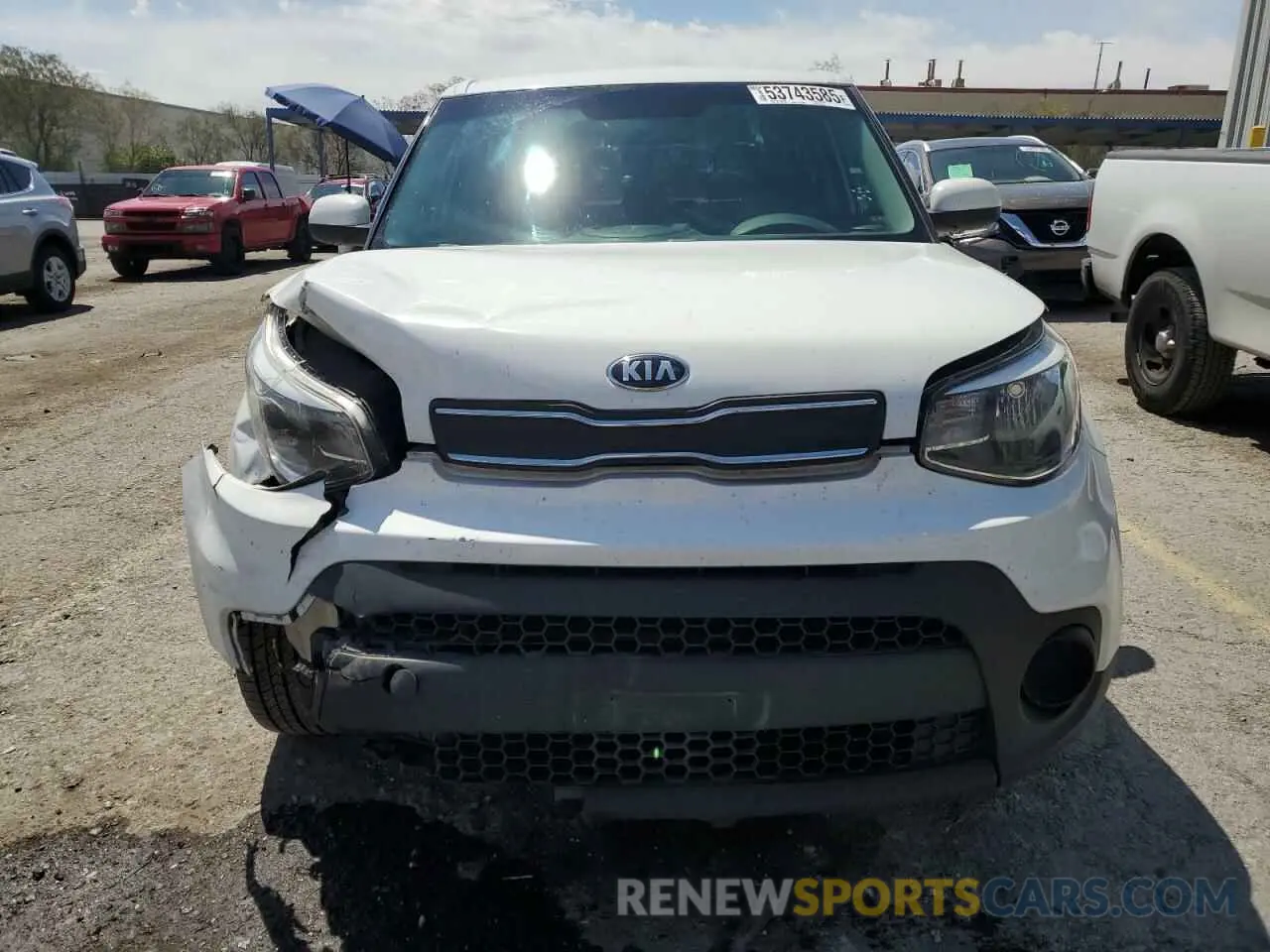 5 fotografías del automóvil dañado KNDJN2A20K7910436 KIA SOUL 2019