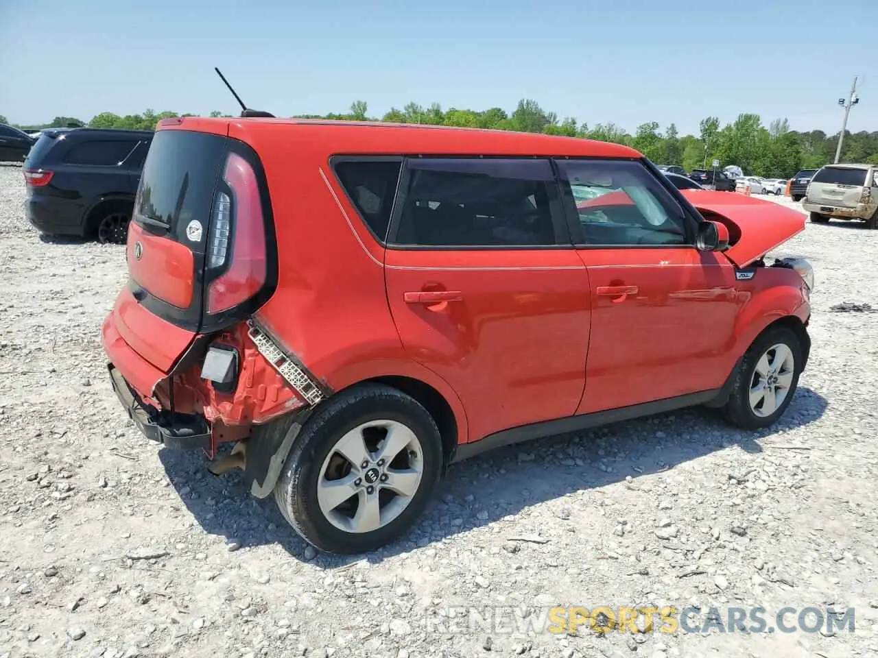 3 fotografías del automóvil dañado KNDJN2A21K7653559 KIA SOUL 2019