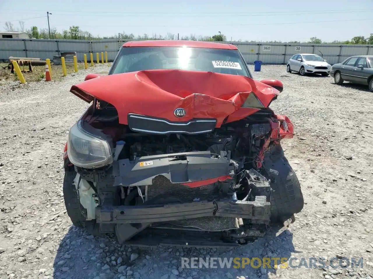 5 fotografías del automóvil dañado KNDJN2A21K7653559 KIA SOUL 2019
