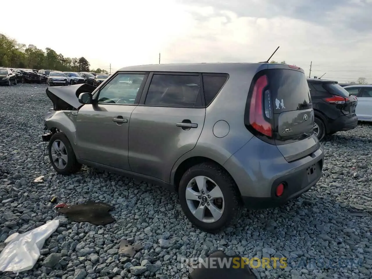 2 fotografías del automóvil dañado KNDJN2A22K7637757 KIA SOUL 2019