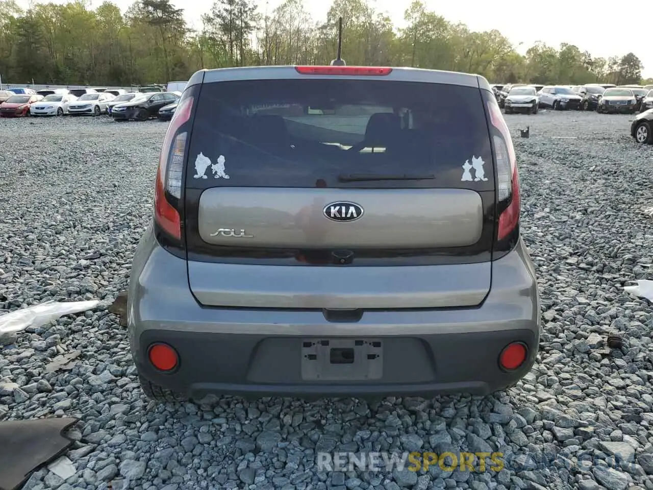 6 fotografías del automóvil dañado KNDJN2A22K7637757 KIA SOUL 2019