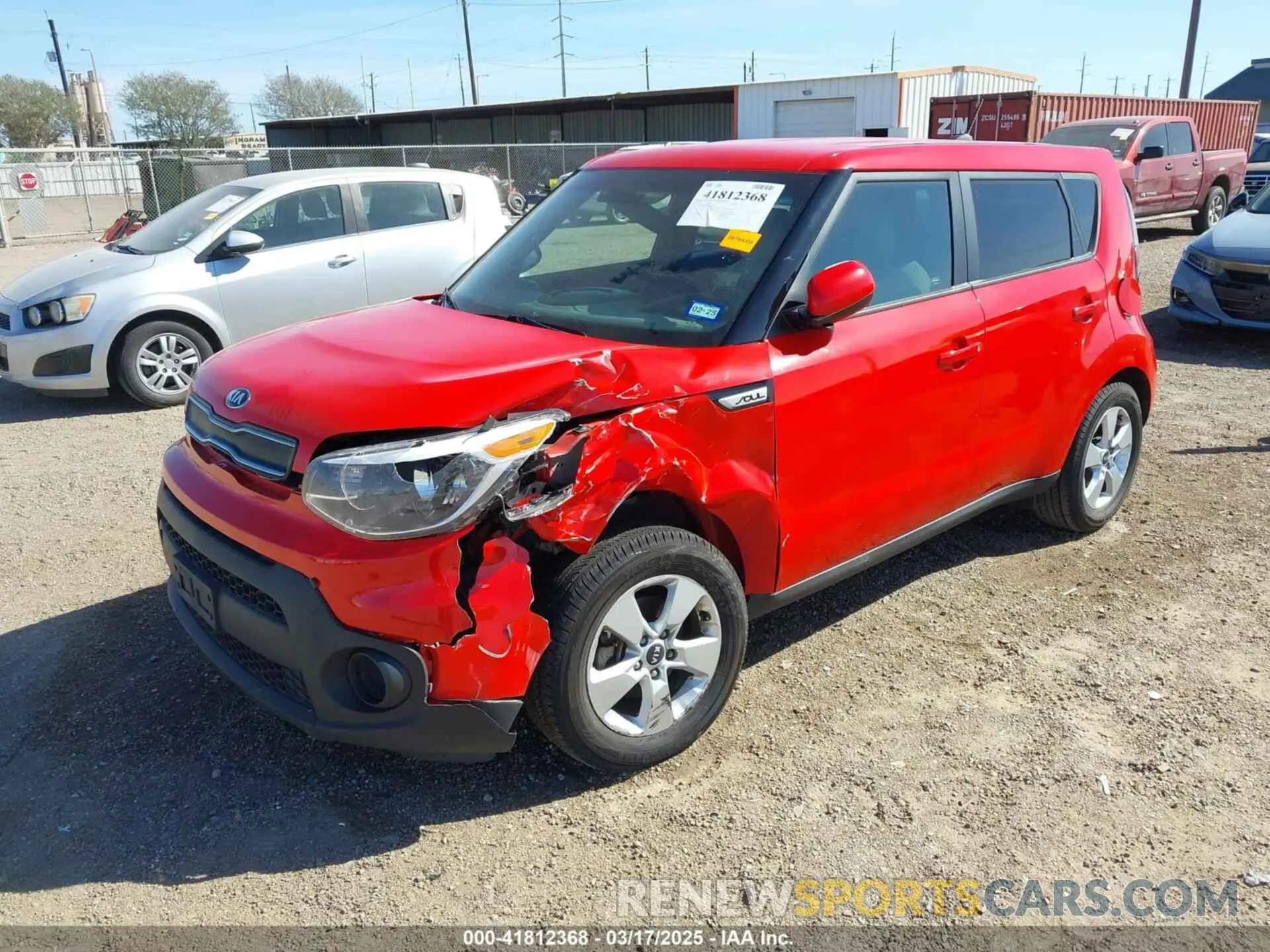6 fotografías del automóvil dañado KNDJN2A23K7661999 KIA SOUL 2019