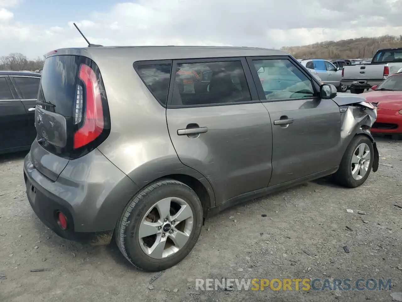 3 fotografías del automóvil dañado KNDJN2A23K7669990 KIA SOUL 2019