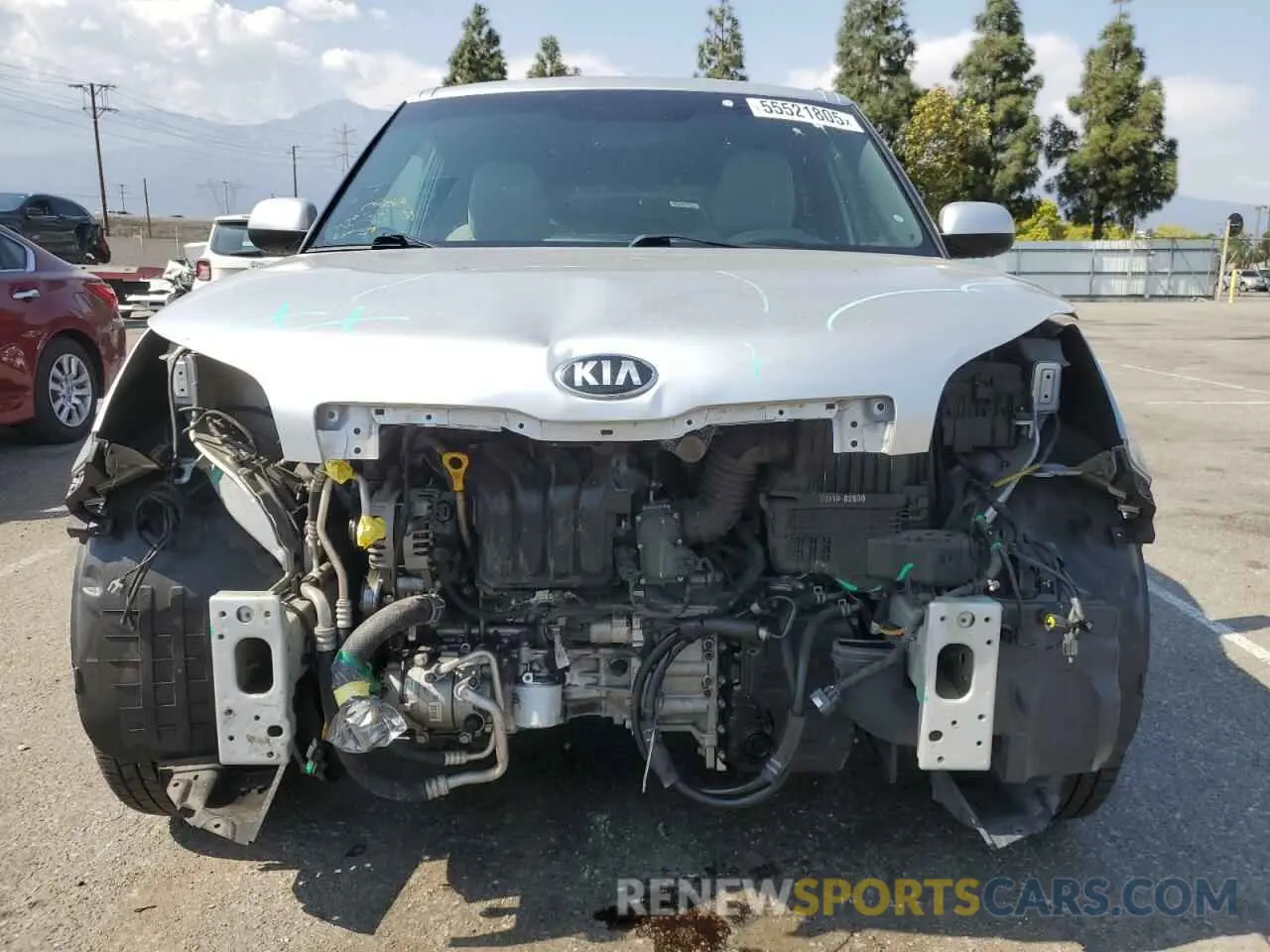 5 fotografías del automóvil dañado KNDJN2A23K7683873 KIA SOUL 2019