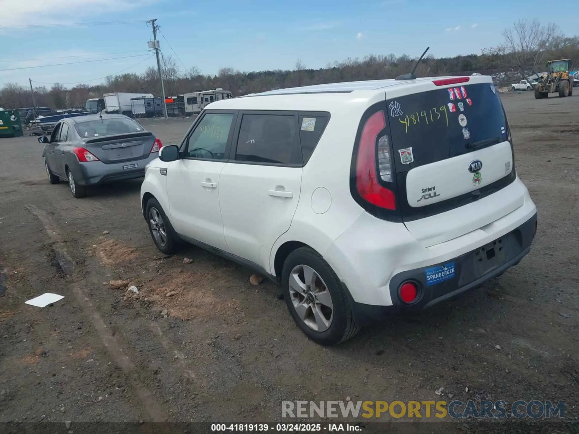 3 fotografías del automóvil dañado KNDJN2A23K7685980 KIA SOUL 2019