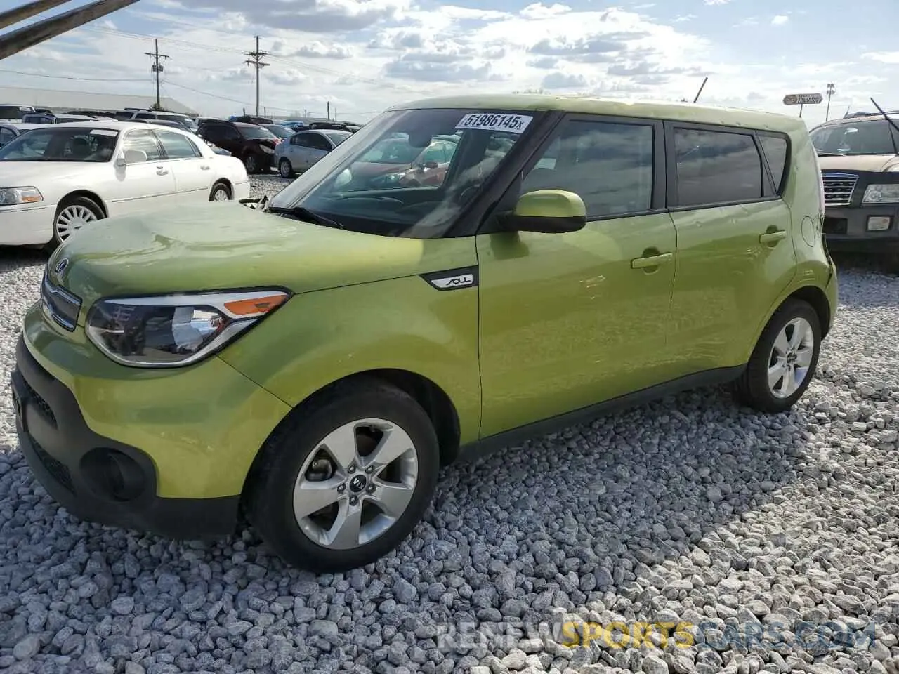 1 fotografías del automóvil dañado KNDJN2A23K7920376 KIA SOUL 2019