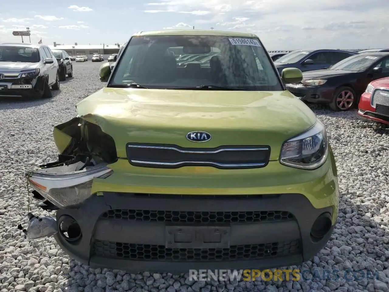 5 fotografías del automóvil dañado KNDJN2A23K7920376 KIA SOUL 2019