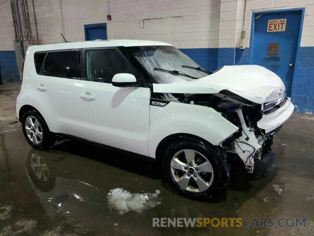 4 fotografías del automóvil dañado KNDJN2A24K7012521 KIA SOUL 2019