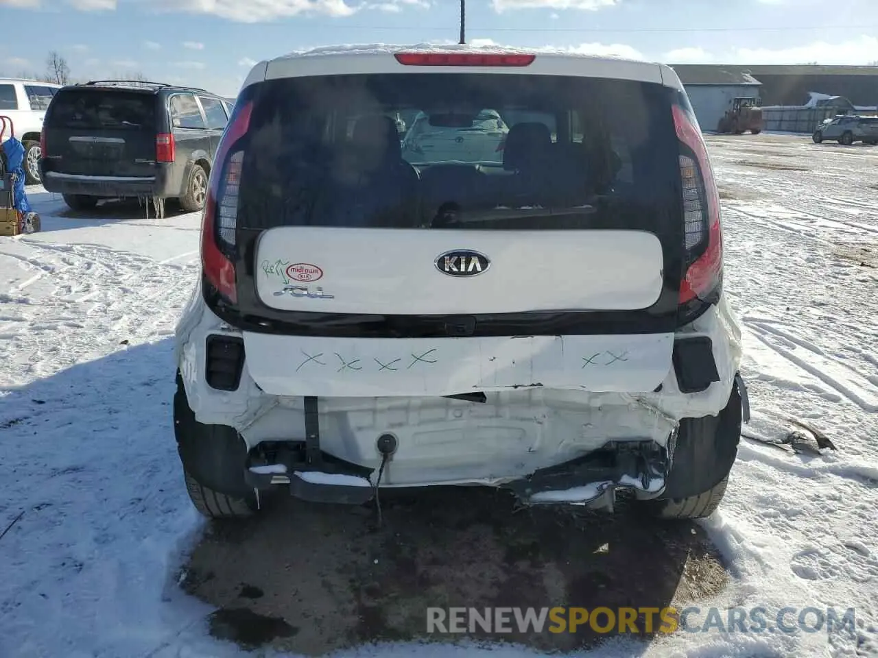 6 fotografías del automóvil dañado KNDJN2A24K7016374 KIA SOUL 2019