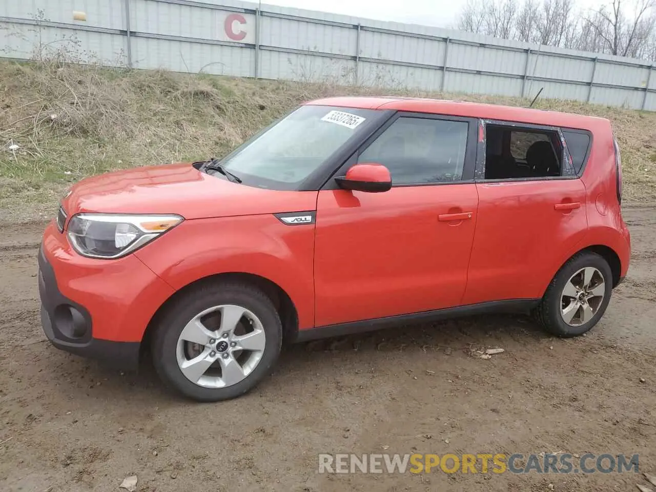 1 fotografías del automóvil dañado KNDJN2A24K7655435 KIA SOUL 2019