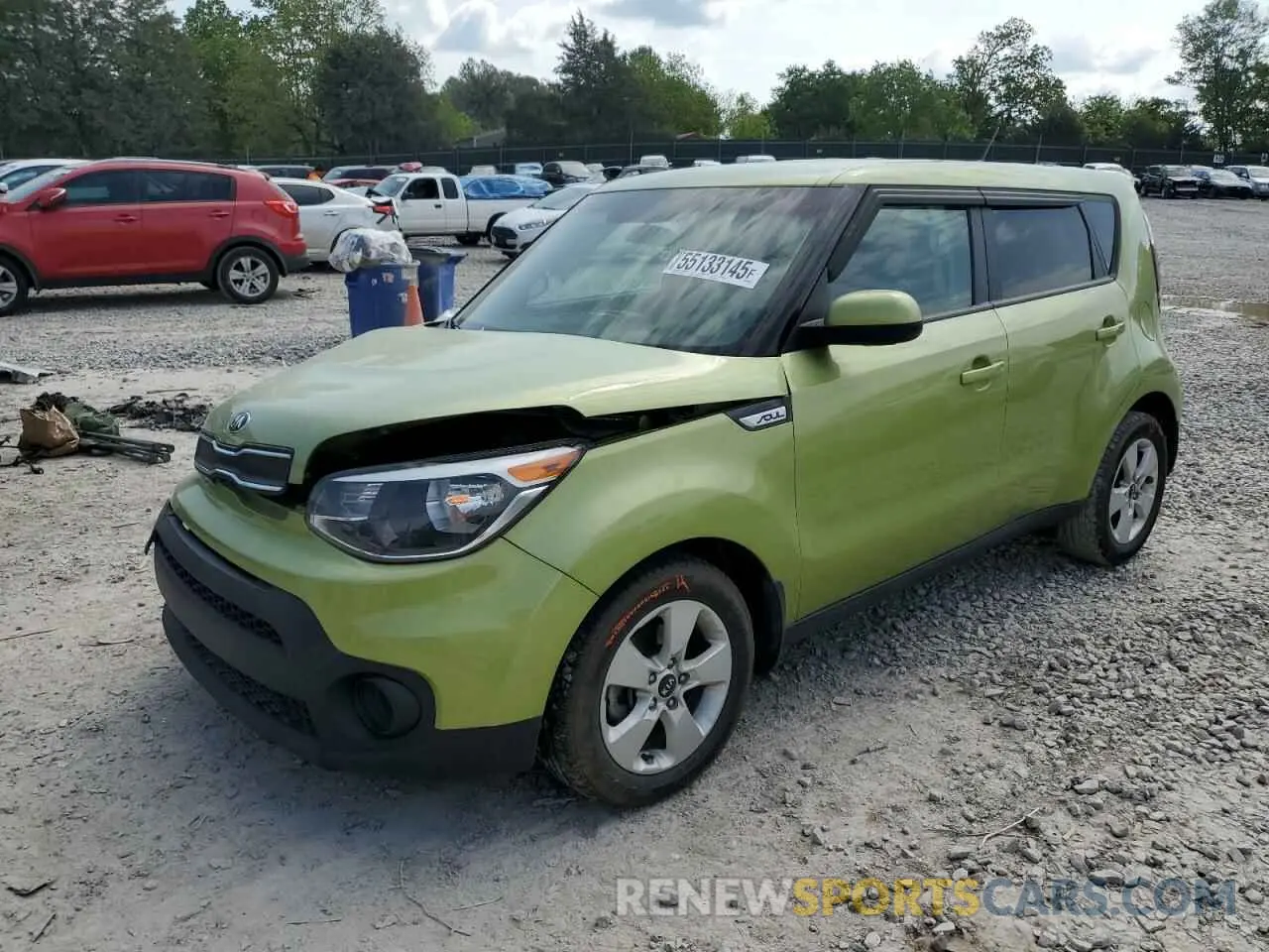 1 fotografías del automóvil dañado KNDJN2A24K7913937 KIA SOUL 2019