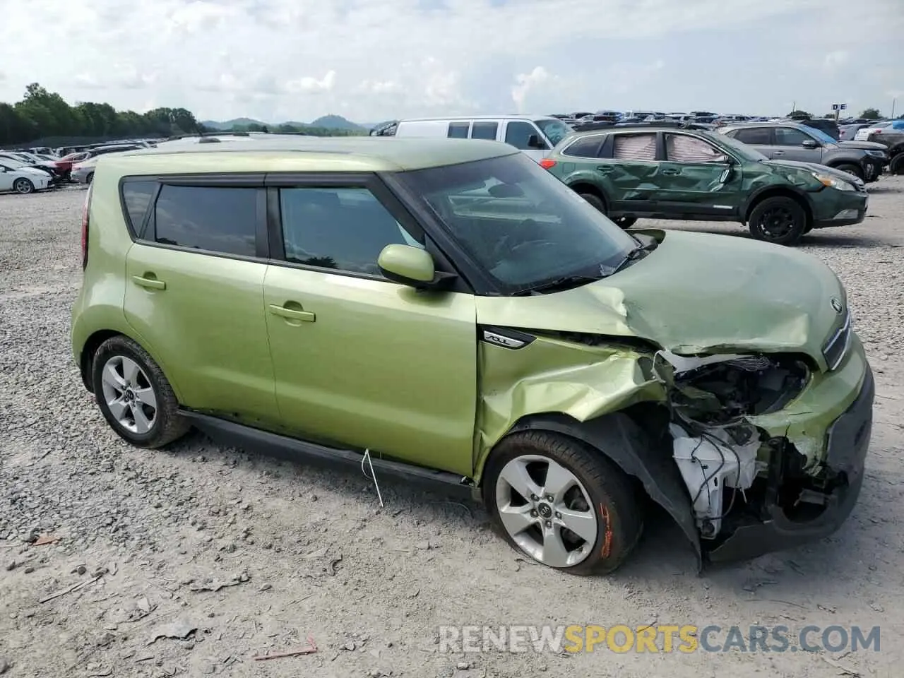 4 fotografías del automóvil dañado KNDJN2A24K7913937 KIA SOUL 2019