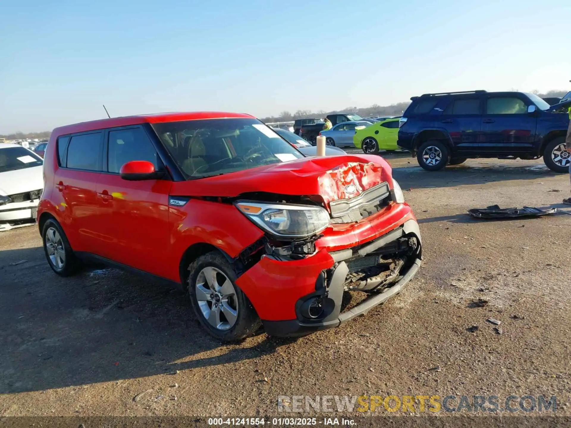 1 fotografías del automóvil dañado KNDJN2A26K7015212 KIA SOUL 2019