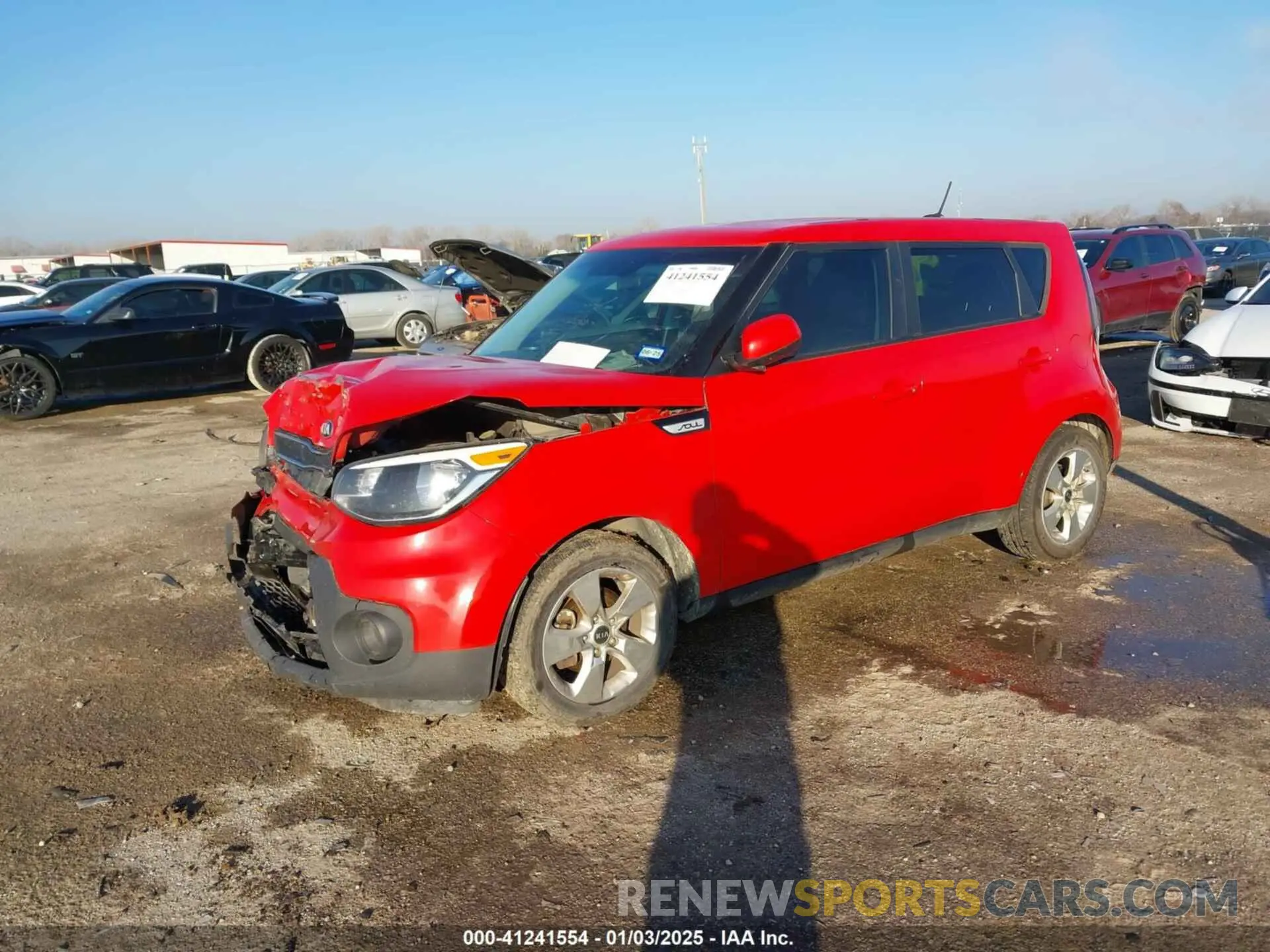 2 fotografías del automóvil dañado KNDJN2A26K7015212 KIA SOUL 2019