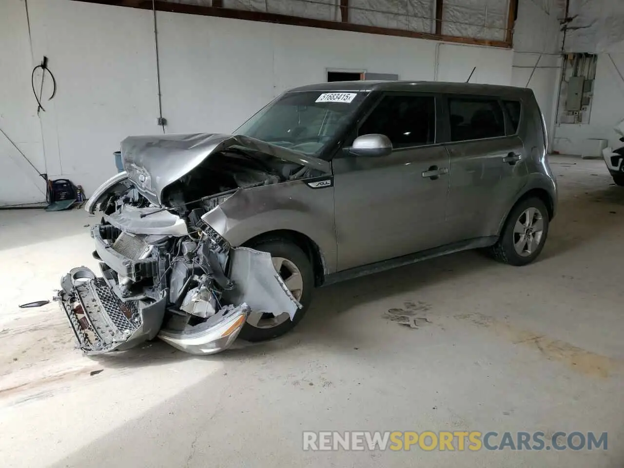 1 fotografías del automóvil dañado KNDJN2A26K7668932 KIA SOUL 2019