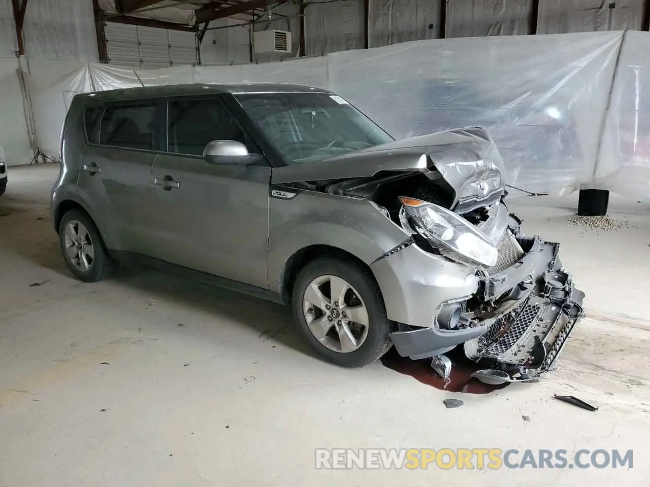 4 fotografías del automóvil dañado KNDJN2A26K7668932 KIA SOUL 2019