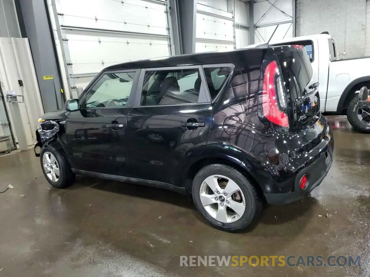 2 fotografías del automóvil dañado KNDJN2A26K7676982 KIA SOUL 2019