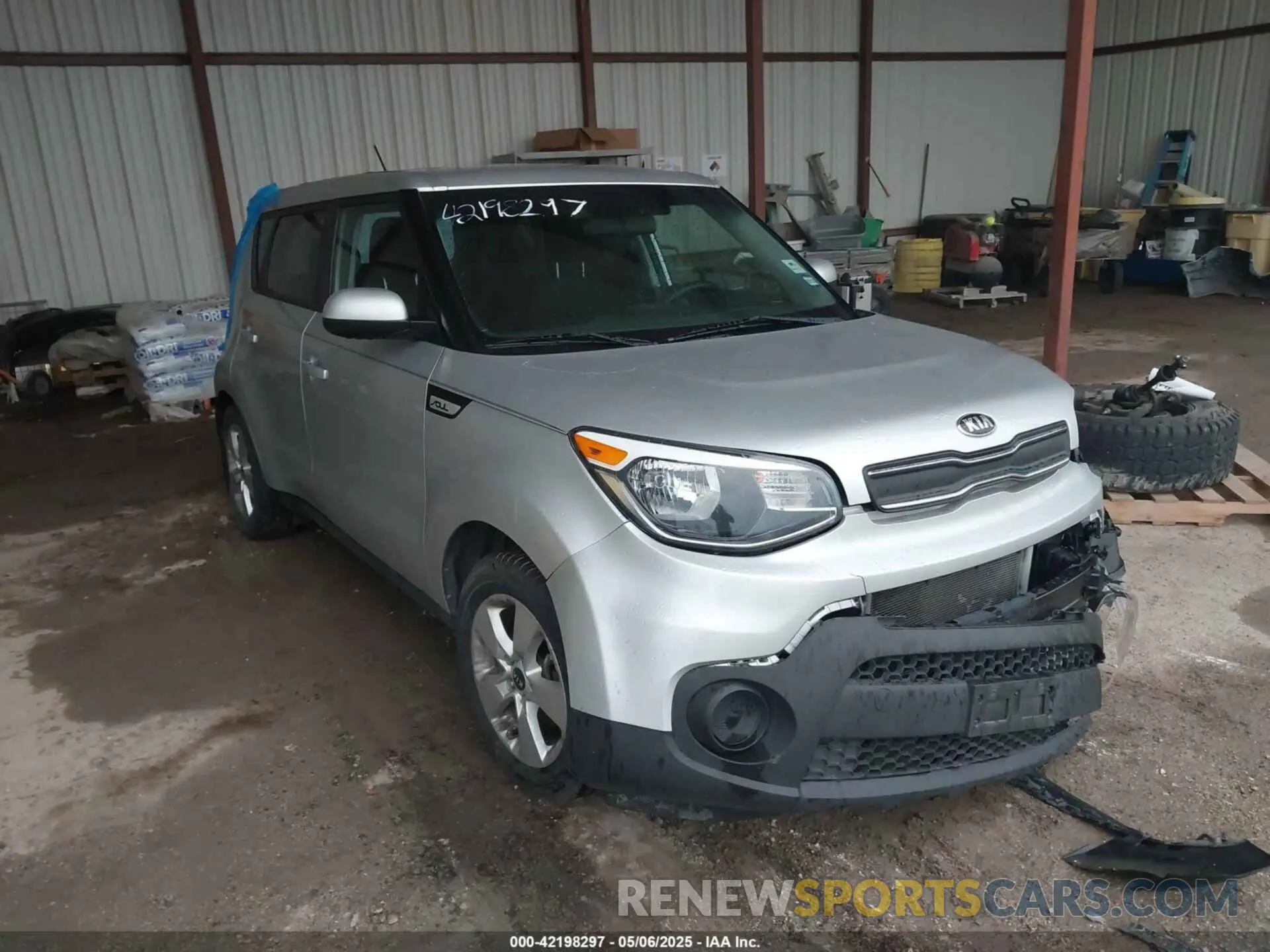 1 fotografías del automóvil dañado KNDJN2A27K7013680 KIA SOUL 2019