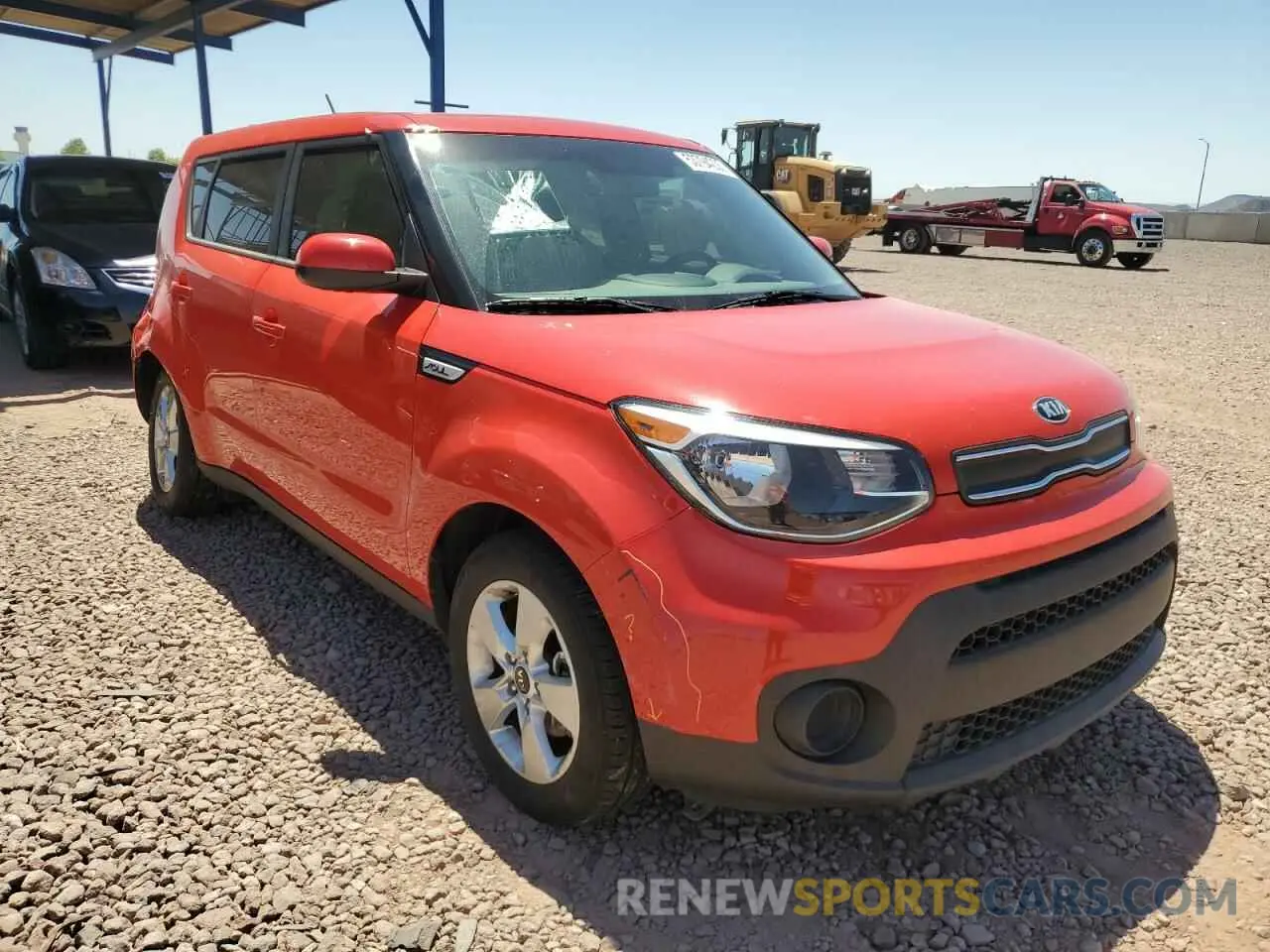 4 fotografías del automóvil dañado KNDJN2A27K7024887 KIA SOUL 2019