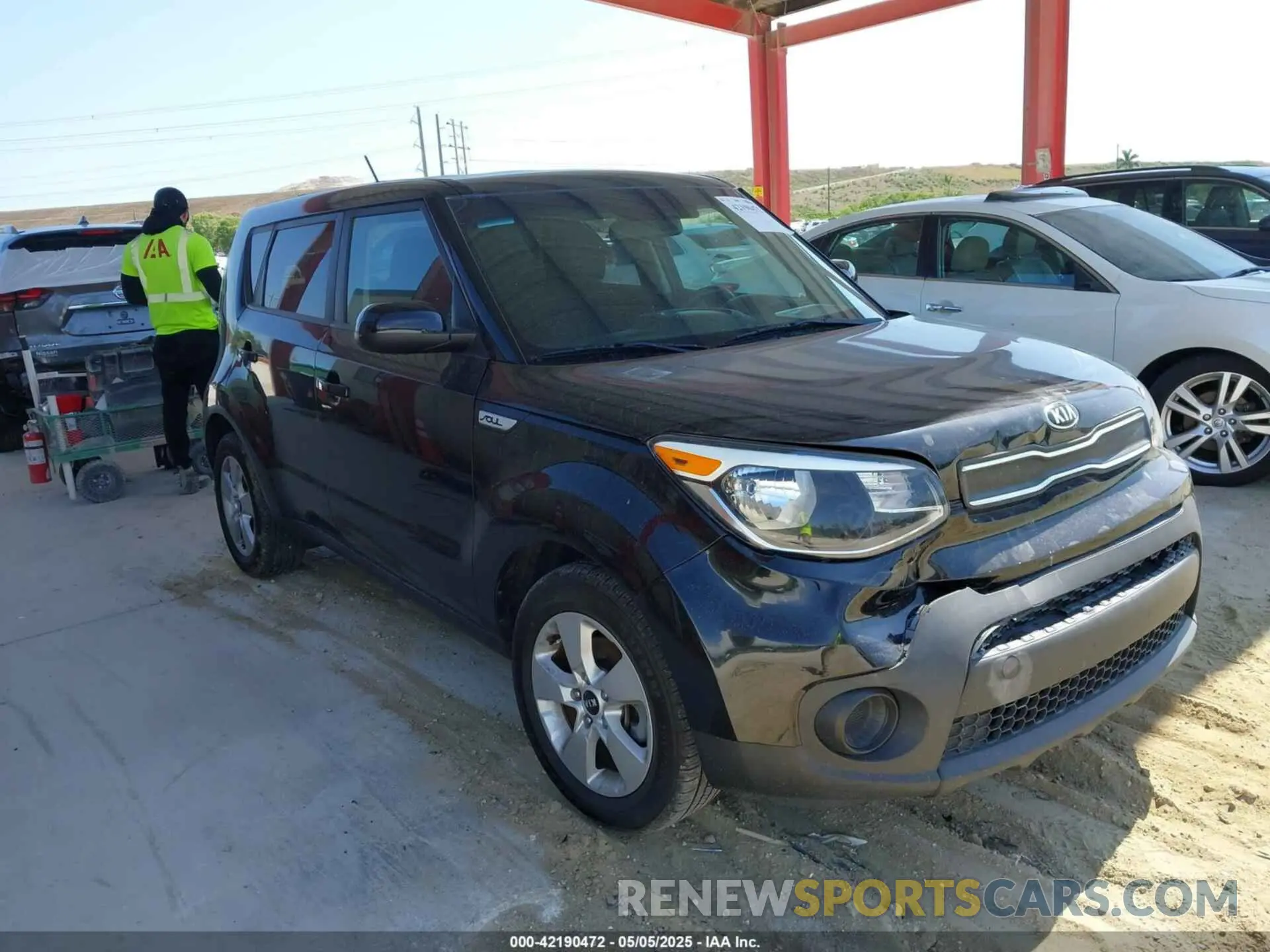 1 fotografías del automóvil dañado KNDJN2A27K7911003 KIA SOUL 2019
