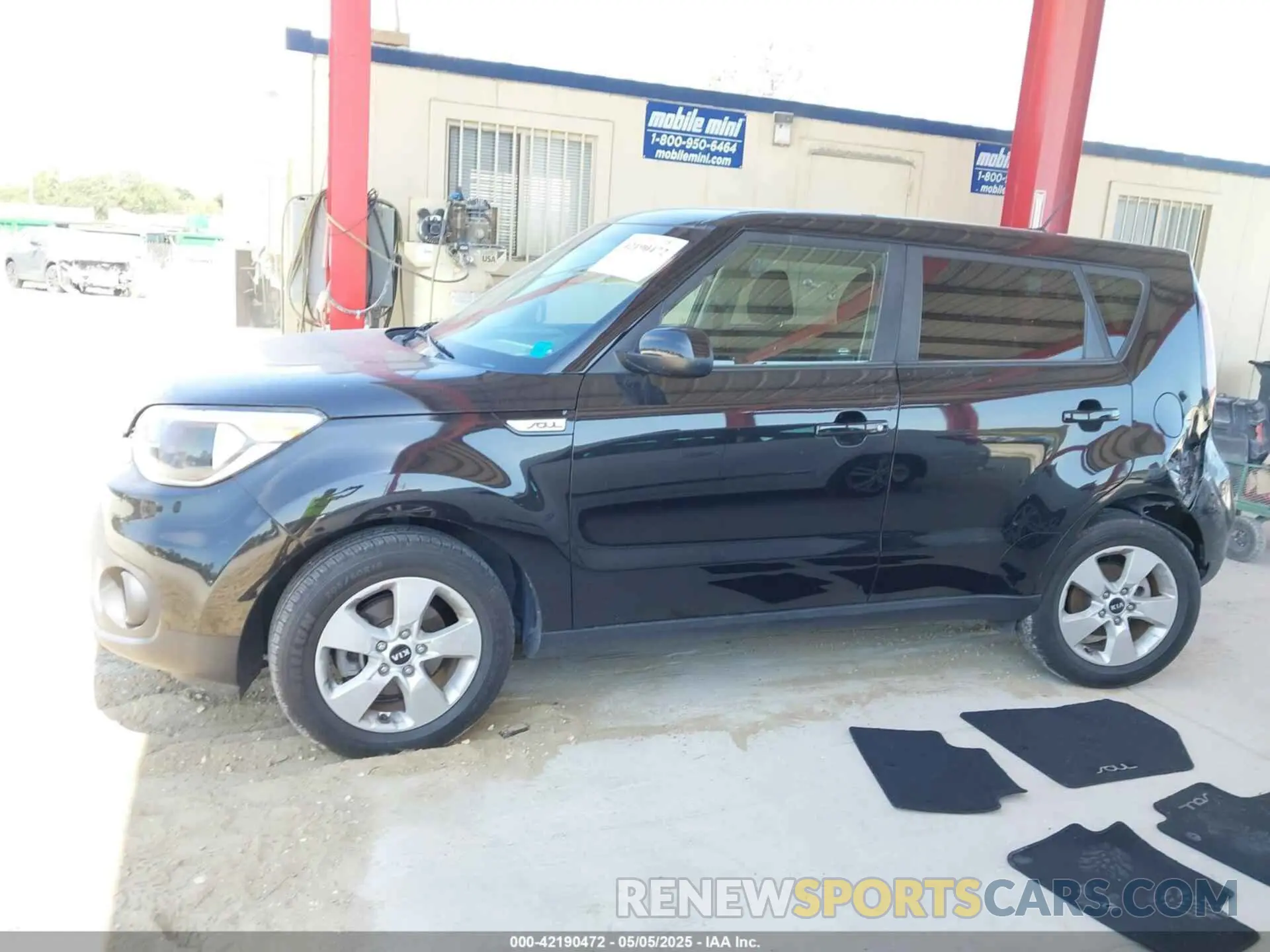 14 fotografías del automóvil dañado KNDJN2A27K7911003 KIA SOUL 2019