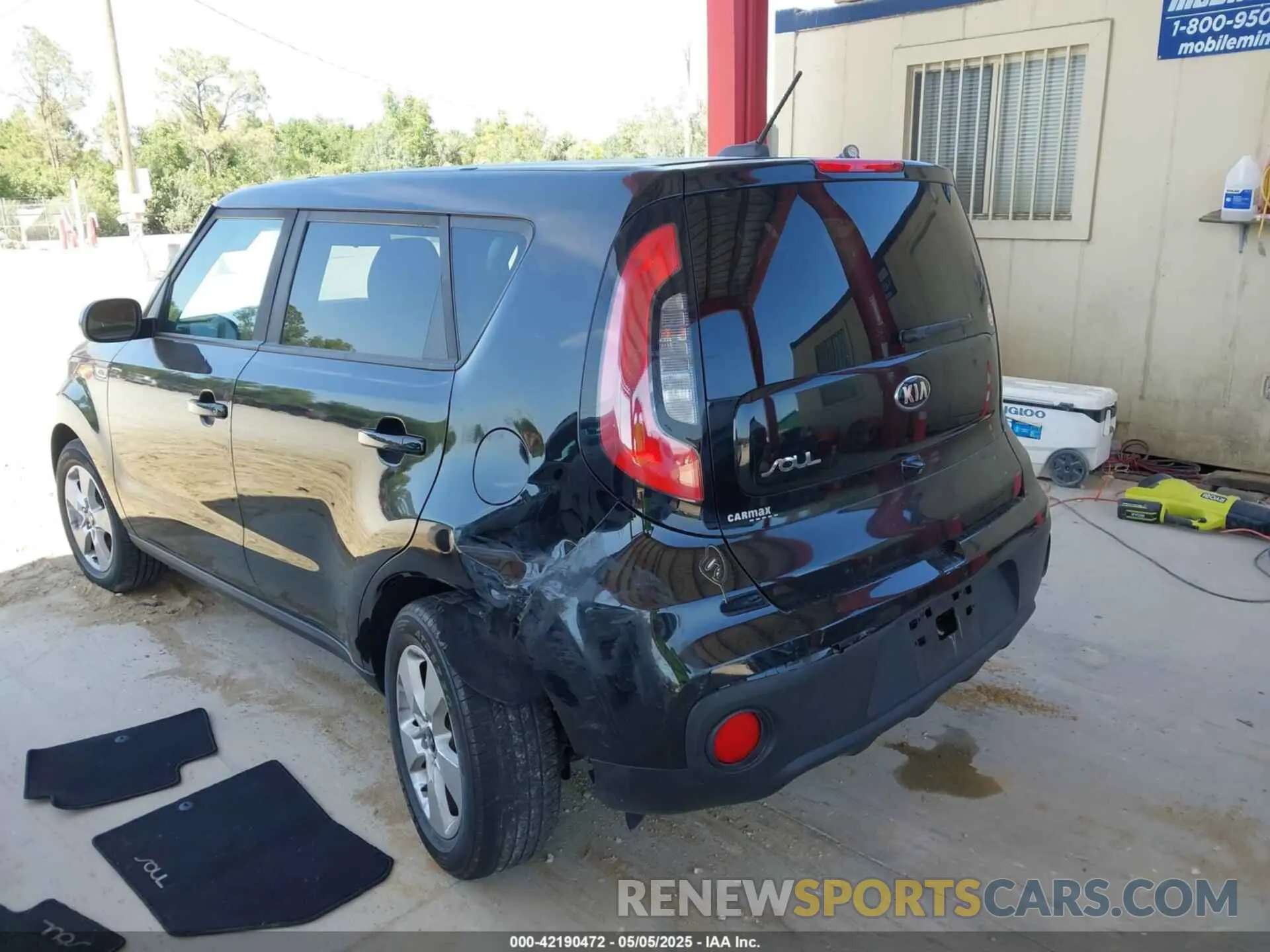3 fotografías del automóvil dañado KNDJN2A27K7911003 KIA SOUL 2019