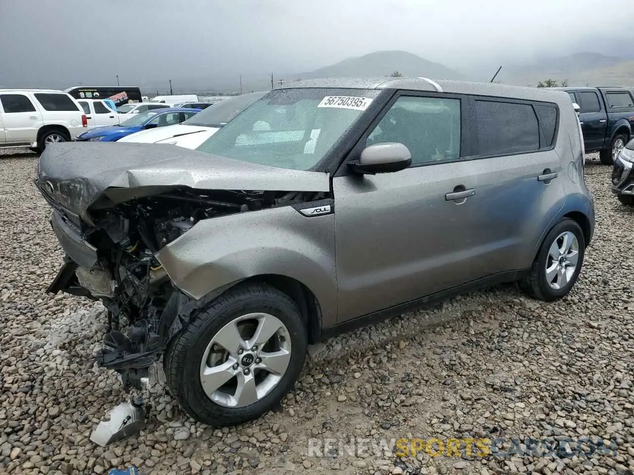 1 fotografías del automóvil dañado KNDJN2A28K7025384 KIA SOUL 2019