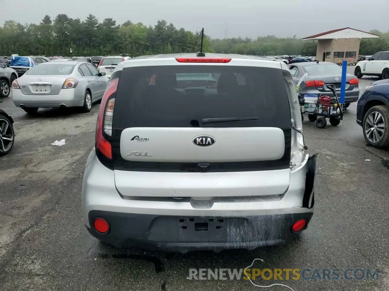 6 fotografías del automóvil dañado KNDJN2A28K7666566 KIA SOUL 2019