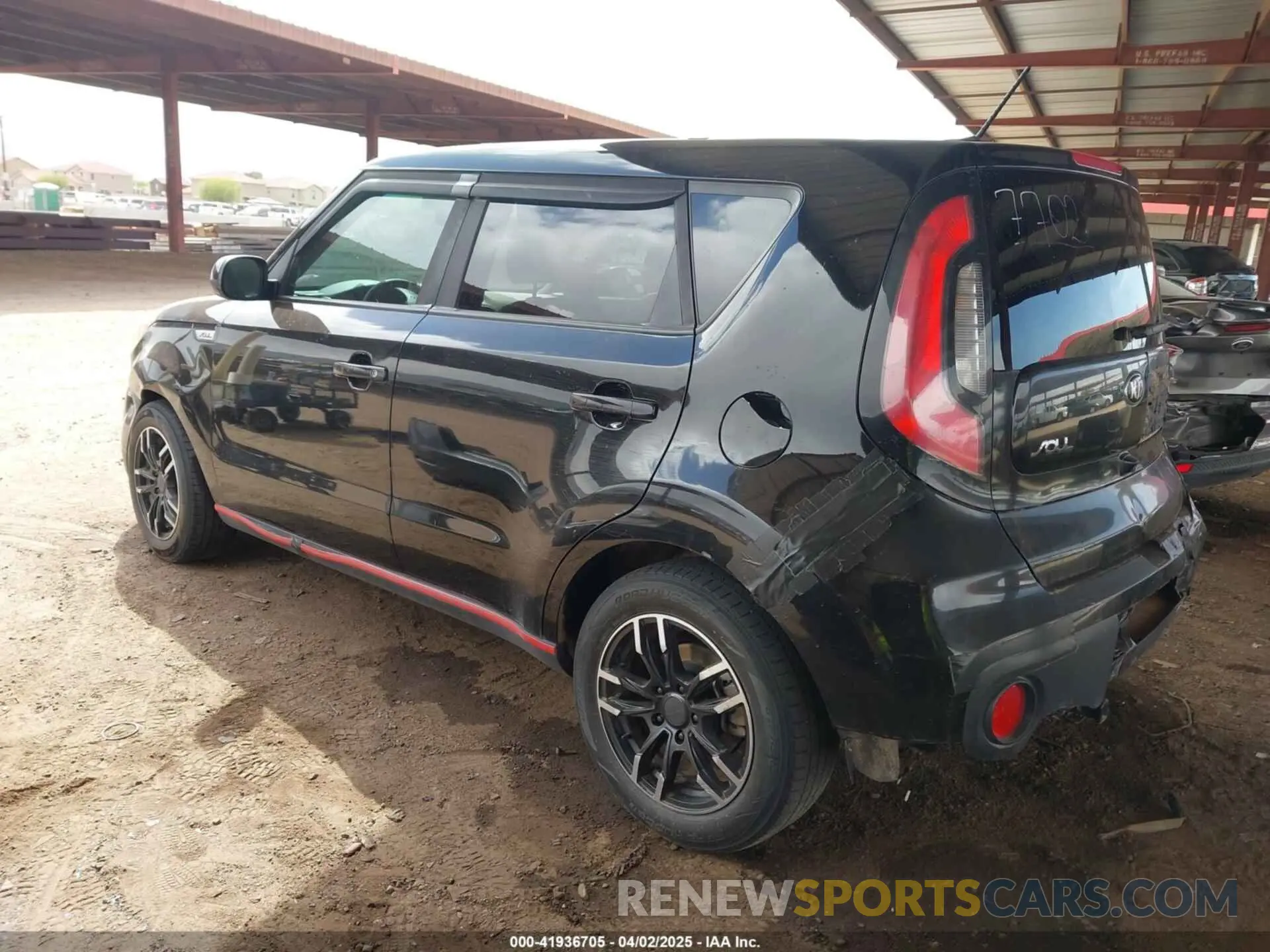 3 fotografías del automóvil dañado KNDJN2A28K7684291 KIA SOUL 2019