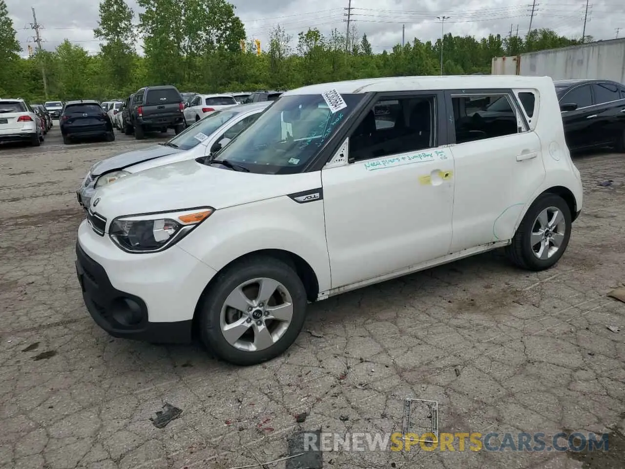 1 fotografías del automóvil dañado KNDJN2A29K7018427 KIA SOUL 2019