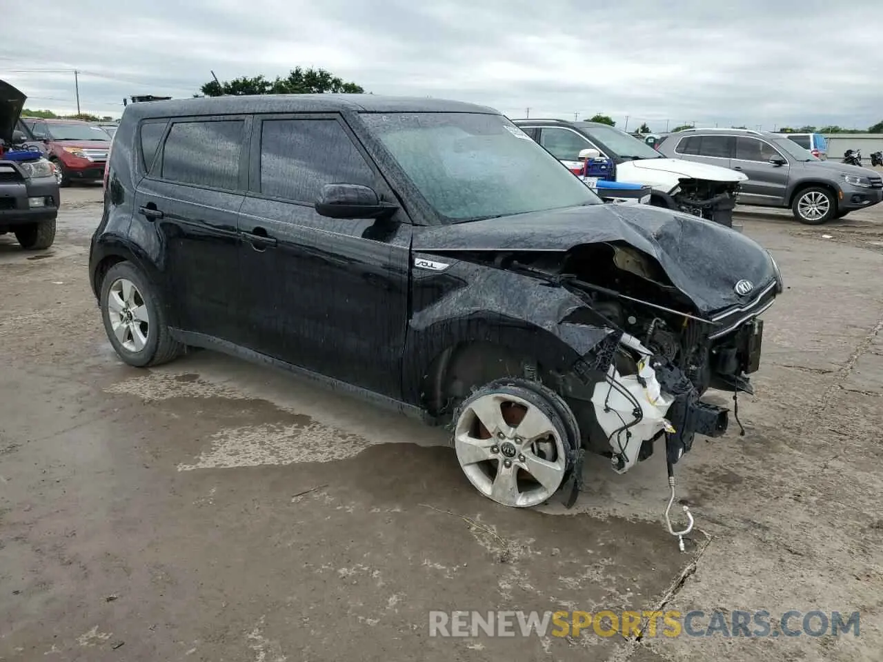 5 fotografías del automóvil dañado KNDJN2A29K7020016 KIA SOUL 2019