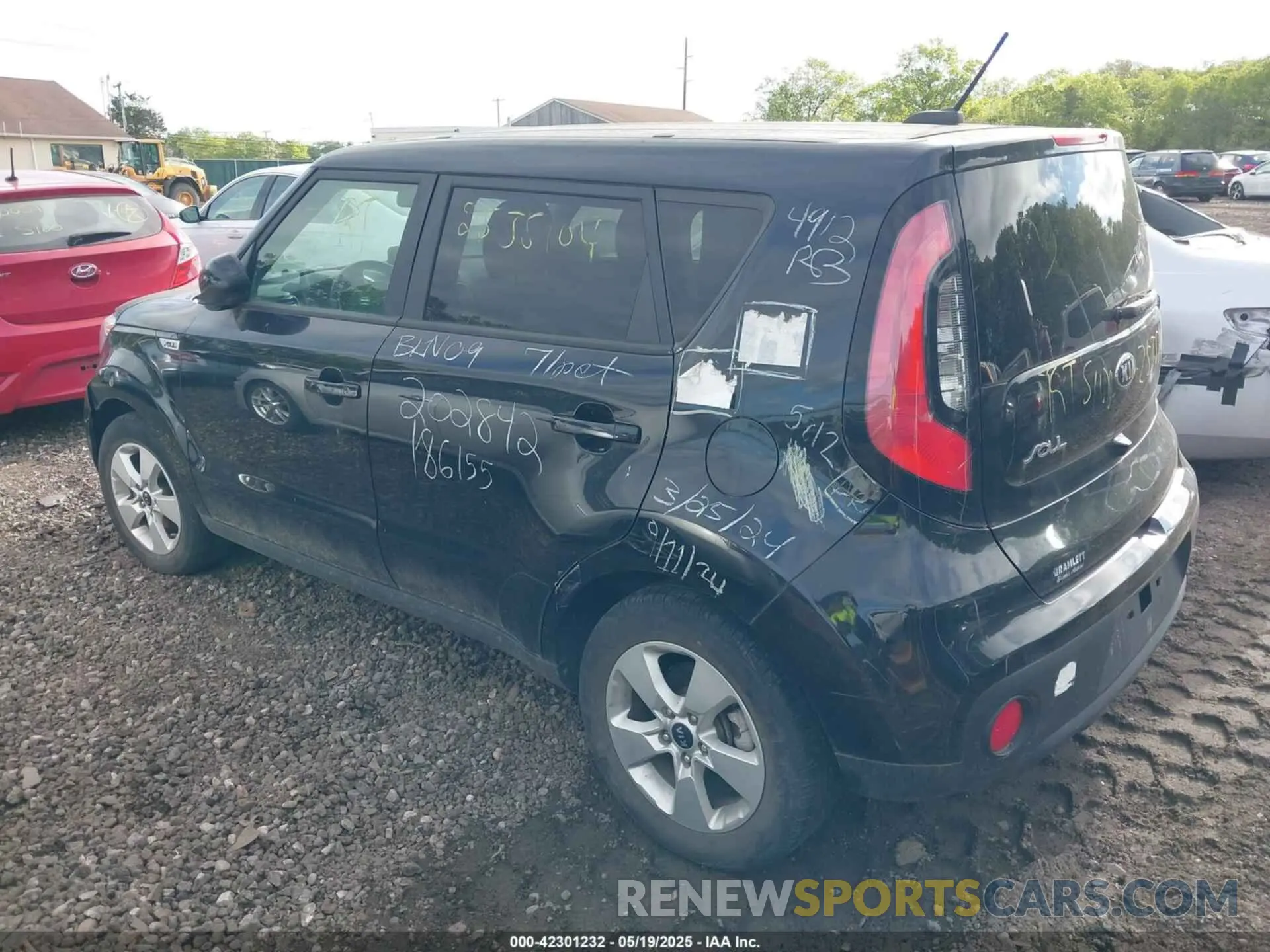 3 fotografías del automóvil dañado KNDJN2A2XK7908371 KIA SOUL 2019
