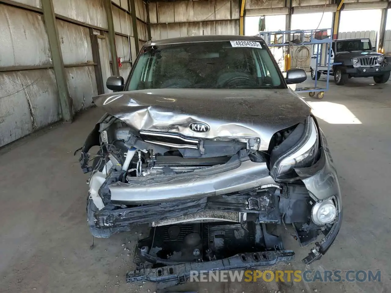 5 fotografías del automóvil dañado KNDJP3A50K7699491 KIA SOUL 2019
