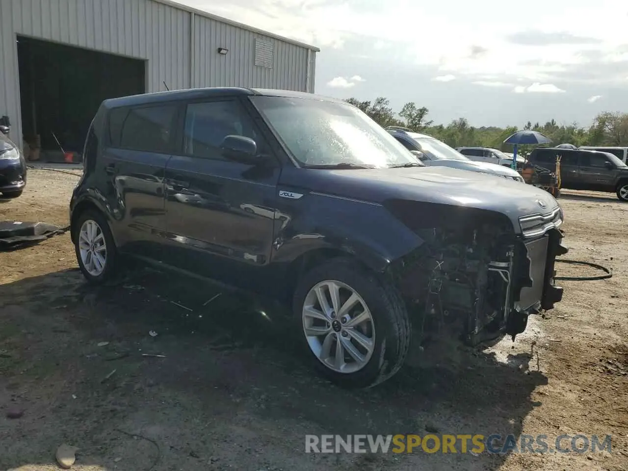 4 fotografías del automóvil dañado KNDJP3A51K7012194 KIA SOUL 2019
