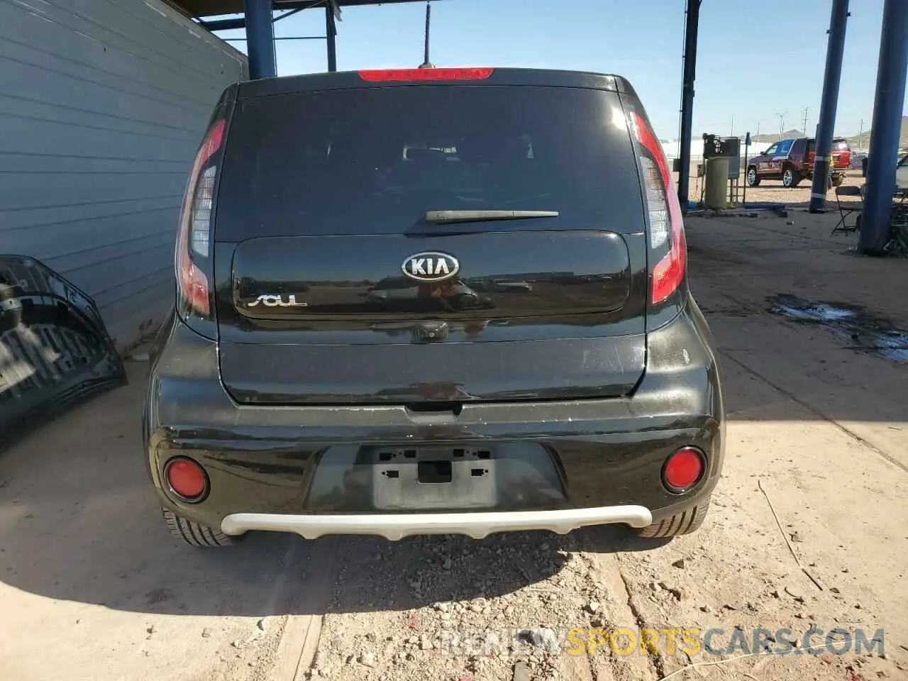 6 fotografías del automóvil dañado KNDJP3A53K7000970 KIA SOUL 2019