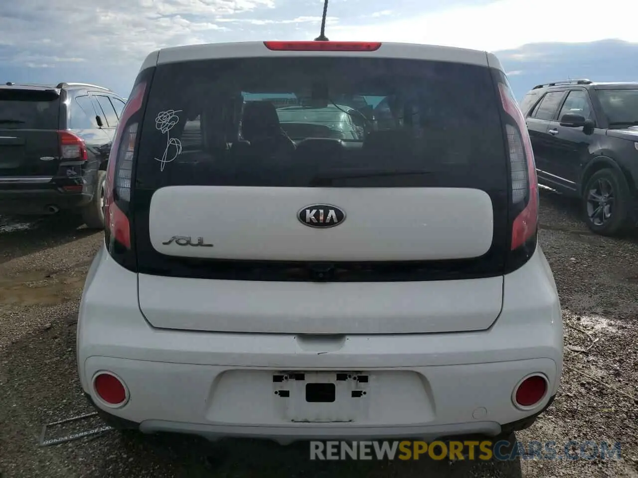 6 fotografías del automóvil dañado KNDJP3A54K7678031 KIA SOUL 2019