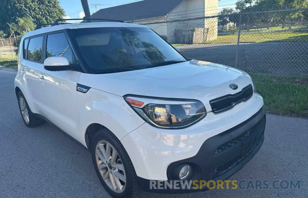 1 fotografías del automóvil dañado KNDJP3A56K7643328 KIA SOUL 2019