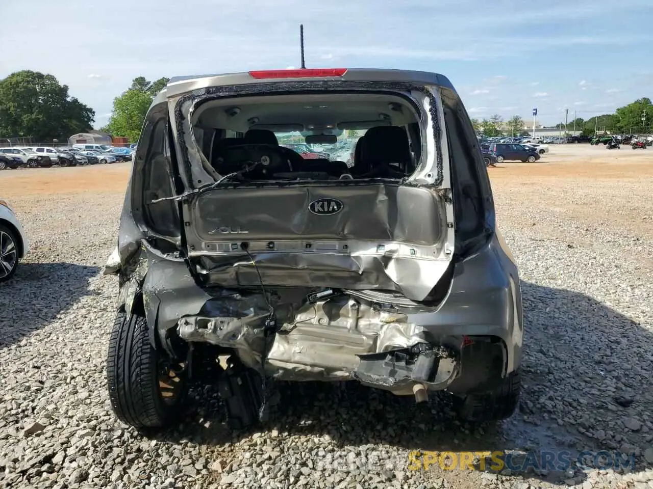 6 fotografías del automóvil dañado KNDJP3A56K7697938 KIA SOUL 2019