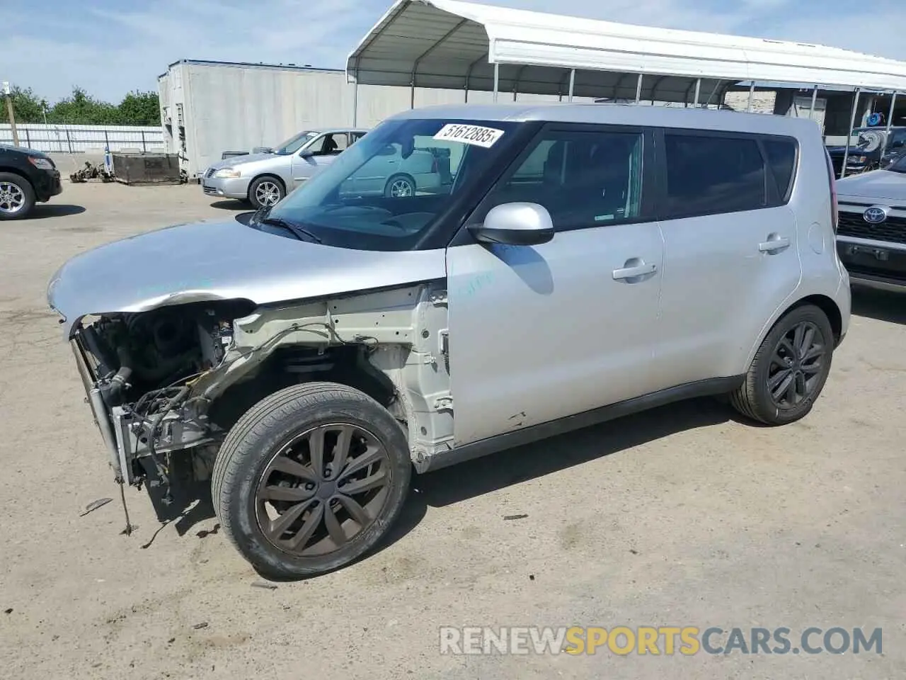 1 fotografías del automóvil dañado KNDJP3A57K7003015 KIA SOUL 2019