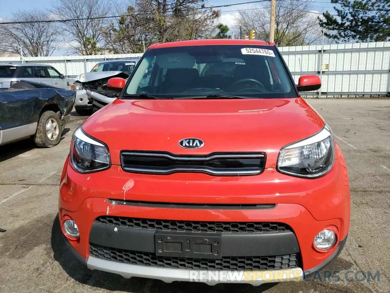 5 fotografías del automóvil dañado KNDJP3A57K7023202 KIA SOUL 2019