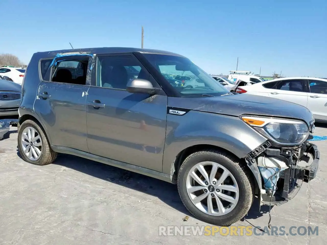 4 fotografías del automóvil dañado KNDJP3A57K7649526 KIA SOUL 2019